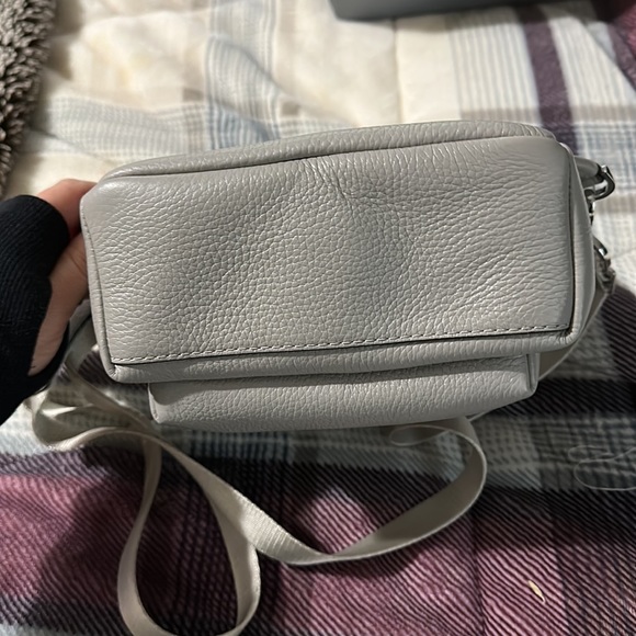 Michael Kors Pearl Grey Leather Mini Backpack - Picture 3 of 5